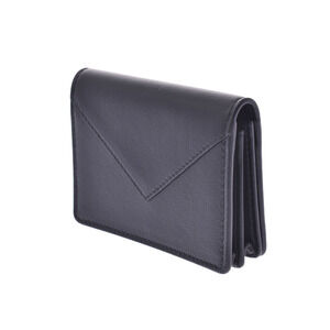 Balenciaga Business Wallet Paper Leather holder Black card
